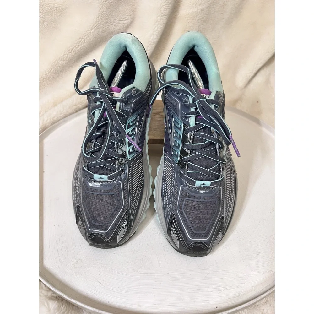 Brooks Glycerin G13 Women's Size 9 Medium (B) Running Shoes Gray Blue Purple